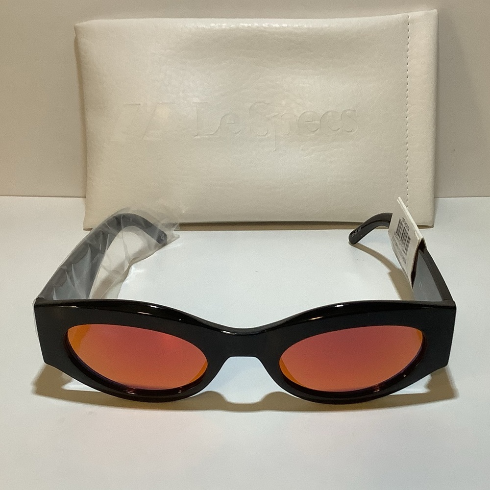 Le Specs Body Bumpin II Fire Mirror Sunglasses New - Picture 2 of 5
